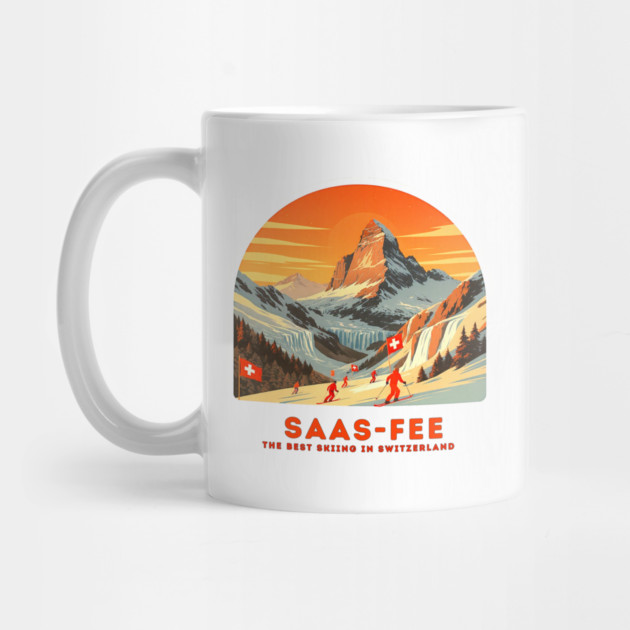 Saas-Fee Switzerland - The Best Skiing Spot by Art2Wear