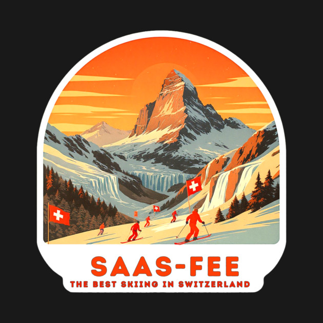 Saas-Fee Switzerland - The Best Skiing Spot by Art2Wear