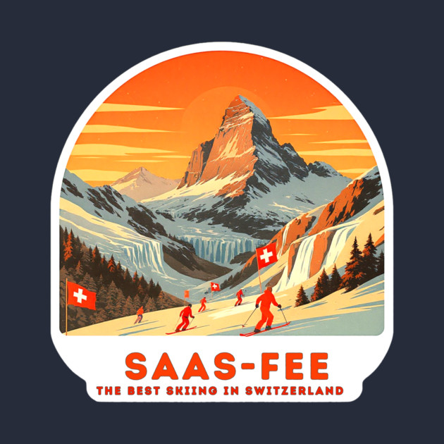 Saas-Fee Switzerland - The Best Skiing Spot by Art2Wear