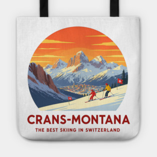 Crans-Montana Switzerland Skiing The Best Place Ever Tote