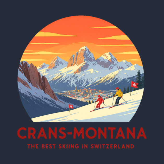 Crans-Montana Switzerland Skiing The Best Place Ever by Art2Wear