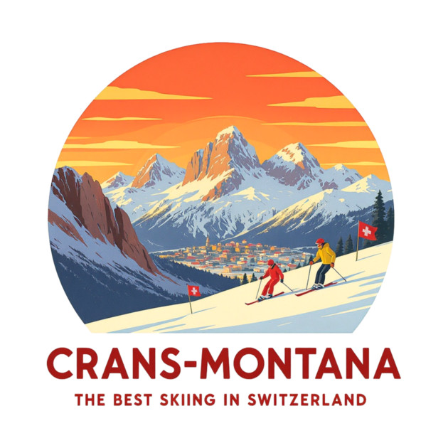 Crans-Montana Switzerland Skiing The Best Place Ever by Art2Wear
