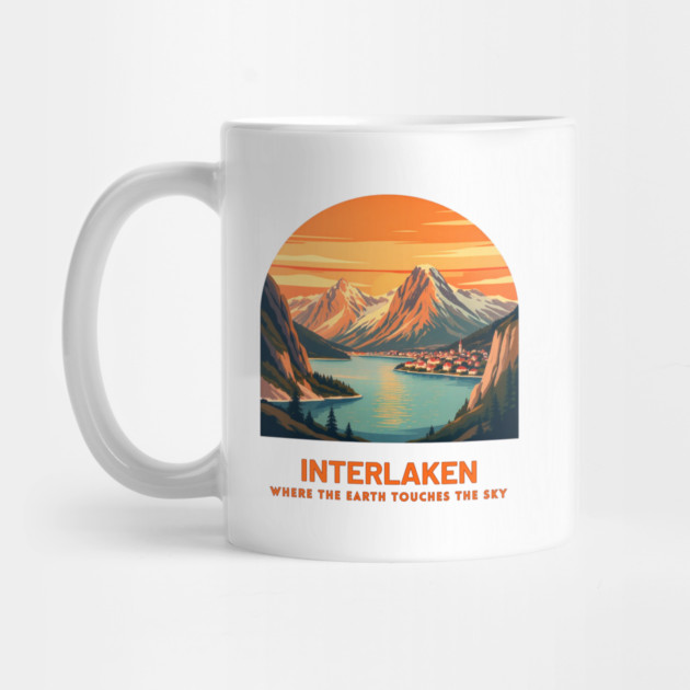 Interlaken Switzerland - Where Earth Touches Sky by Art2Wear