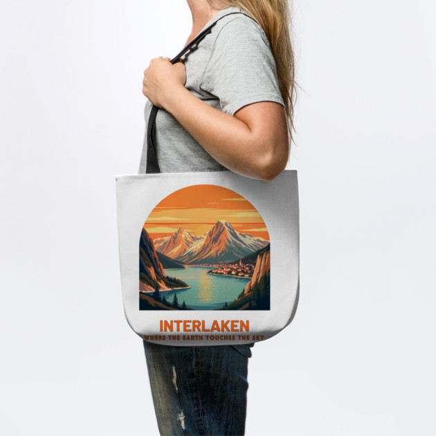 Interlaken Switzerland - Where Earth Touches Sky by Art2Wear