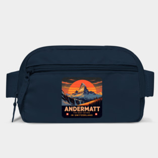 Andermatt The Best Skiing in Switzerland Souvenir Bag