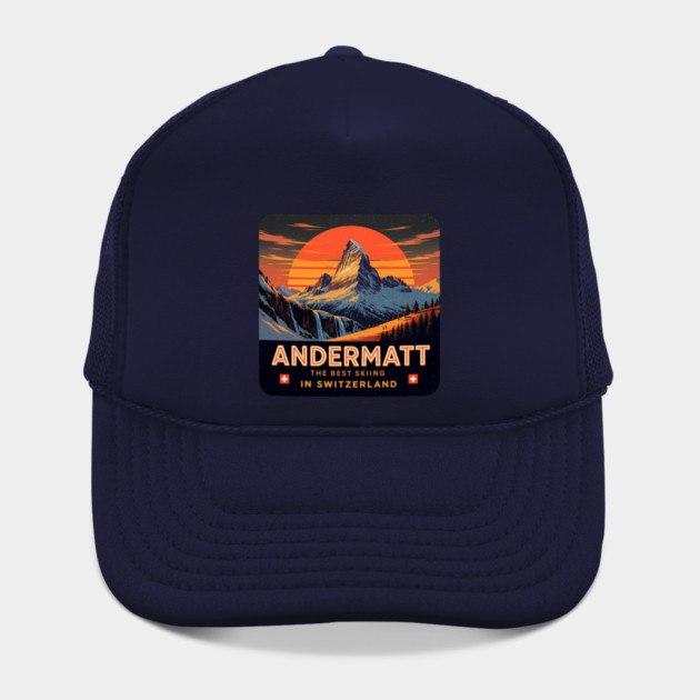 Andermatt The Best Skiing in Switzerland Souvenir by Art2Wear