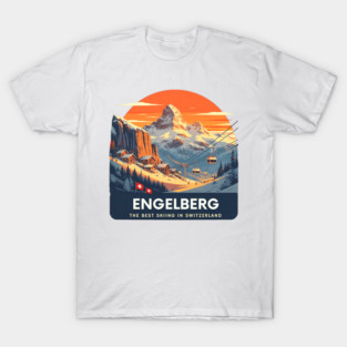 Engelberg Skiing Resort Best of Switzerland T-Shirt