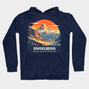 Engelberg Skiing Resort Best of Switzerland Hoodie