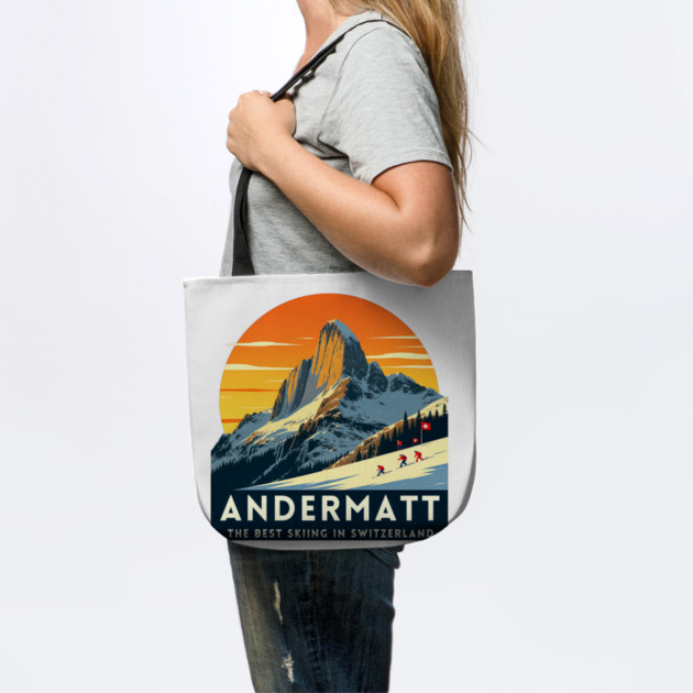 Andermatt Skiing in Switzerland Vacation Trip by Art2Wear