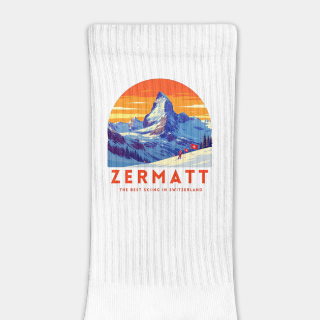 Zermatt Best Skiing in Switzerland Famous Resorts by Art2Wear