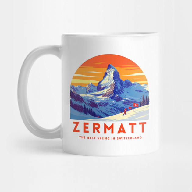Zermatt Best Skiing in Switzerland Famous Resorts by Art2Wear