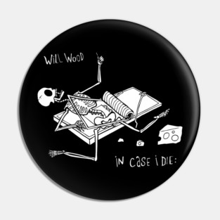 Will Wood and The Tapeworms Thermodynamic Lawyer Pin