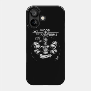 Will Wood and The Tapeworms Red Moon Phone Case