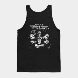 Will Wood and The Tapeworms Red Moon Tank Top