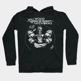 Will Wood and The Tapeworms Red Moon Hoodie