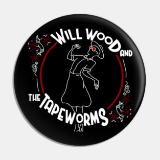 Will Wood and The Tapeworms Skeleton Appreciation Day in Vestal Pin