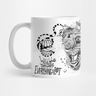 Will Wood and The Tapeworms White Knuckle Jerk Mug