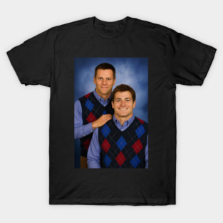Drake Maye & Tom Step-brothers New England Football T-Shirt