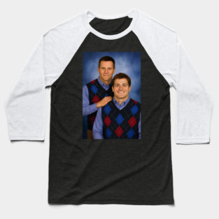 Drake Maye & Tom Step-brothers New England Football Baseball T-Shirt