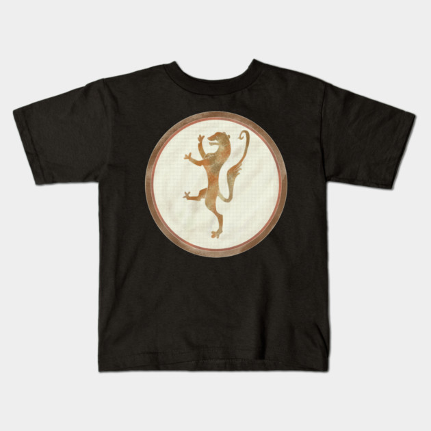 MOSAIC LION Kids T-Shirt by droidmonkey