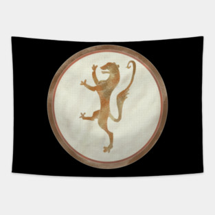 MOSAIC LION Tapestry