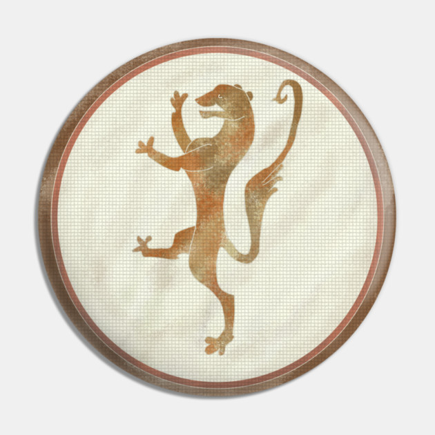 MOSAIC LION Pin by droidmonkey