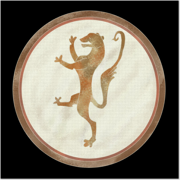 MOSAIC LION Wall Art by droidmonkey