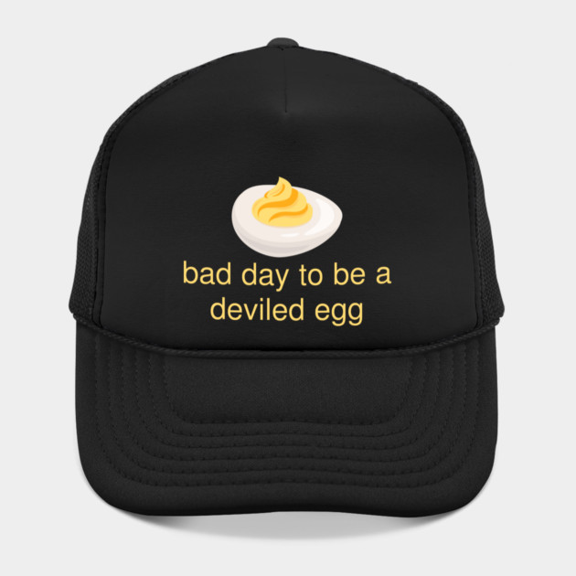 Bad Day to Be a Deviled Egg Funny Thanksgiving Food Quote by Creatifly Graphic Tees