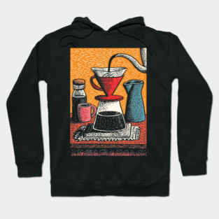 The Art of the Pour Over | V60 Coffee Brewing Hoodie