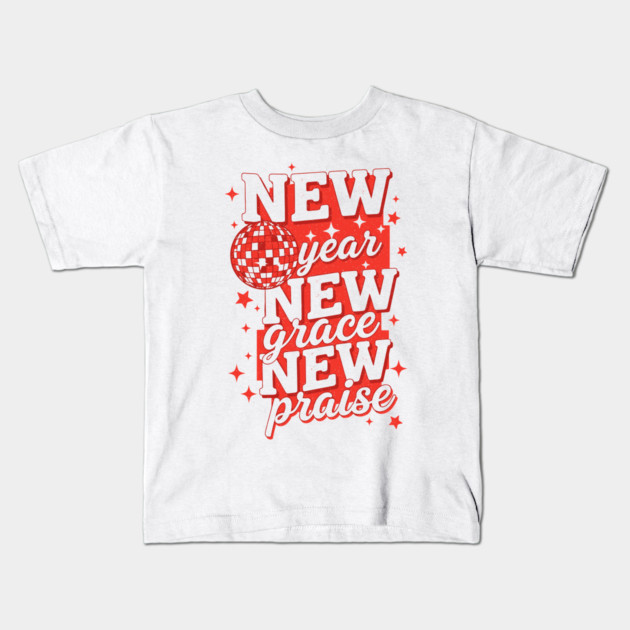 New Year, New Vibes Disco Tee Kids T-Shirt by enrynz