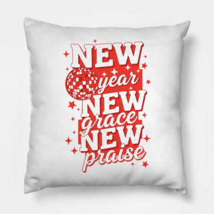 New Year, New Vibes Disco Tee Pillow