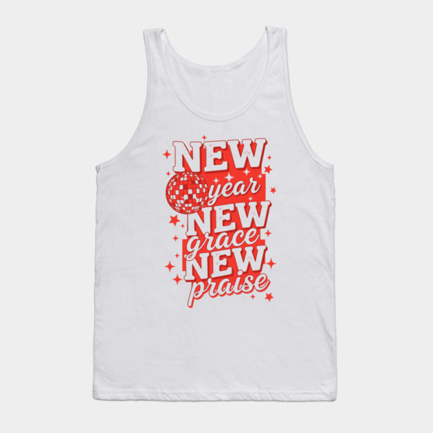 New Year, New Vibes Disco Tee Tank Top by enrynz