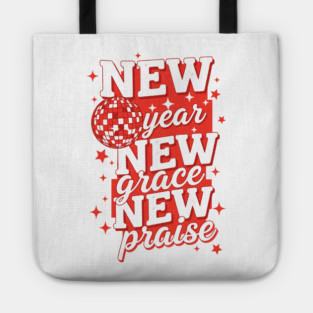 New Year, New Vibes Disco Tee Tote