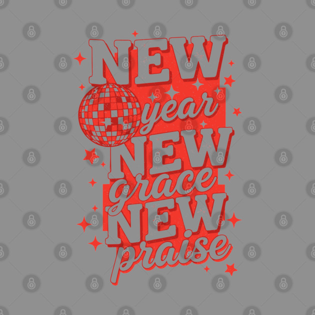 New Year, New Vibes Disco Tee by enrynz