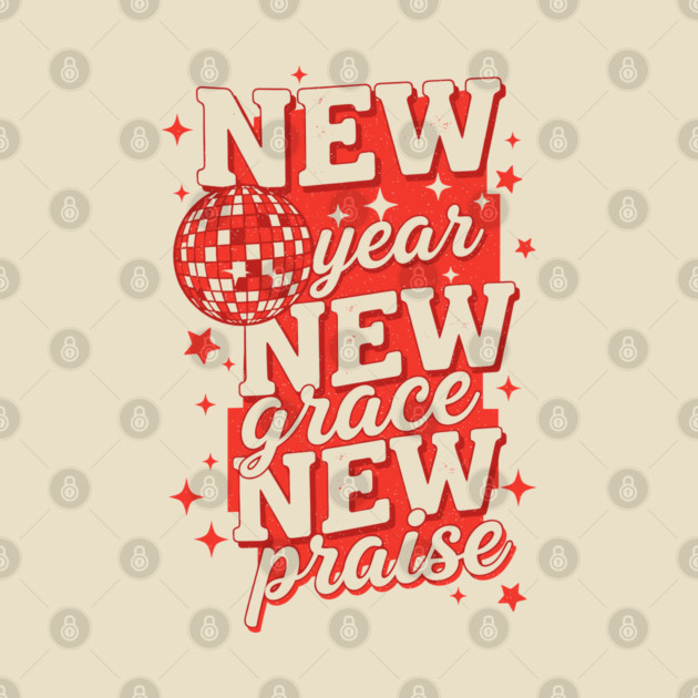 New Year, New Vibes Disco Tee by enrynz