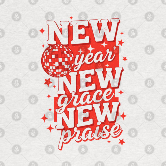 New Year, New Vibes Disco Tee by enrynz