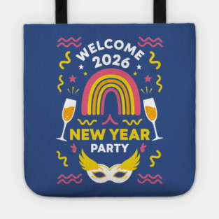 Vibrant New Year Party Tote
