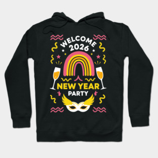 Vibrant New Year Party Hoodie