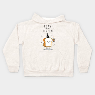 Toast to the New Year Kids Hoodie