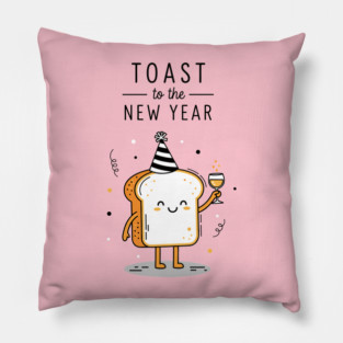 Toast to the New Year Pillow