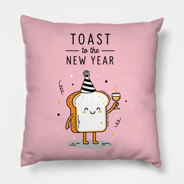 Toast to the New Year Pillow by enrynz