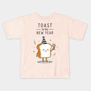 Toast to the New Year Kids T-Shirt