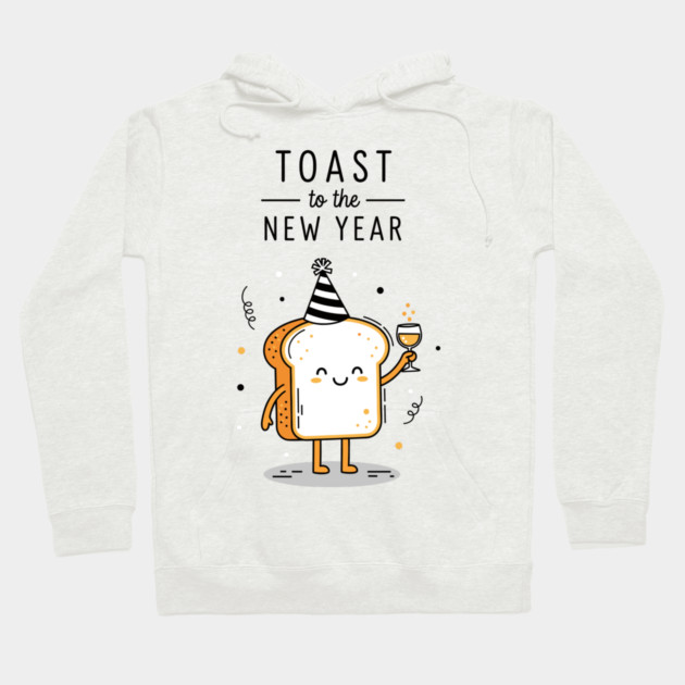Toast to the New Year Hoodie by enrynz