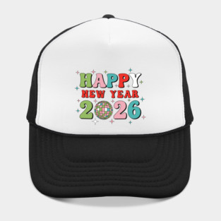 Happy New Year 2026 Disco Party Hat