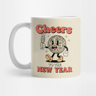Cheers to the New Year Disco Ball Mug