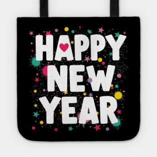 Happy New Year Celebration Tote