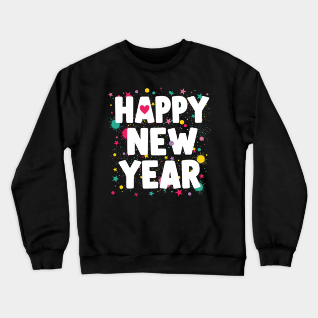 Happy New Year Celebration Crewneck Sweatshirt by enrynz