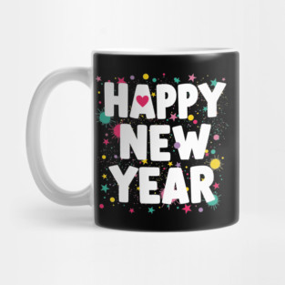 Happy New Year Celebration Mug