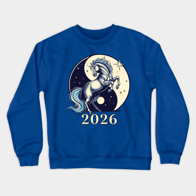 2026 Lunar Horse Magic Crewneck Sweatshirt by enrynz