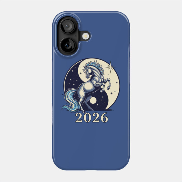 2026 Lunar Horse Magic Phone Case by enrynz